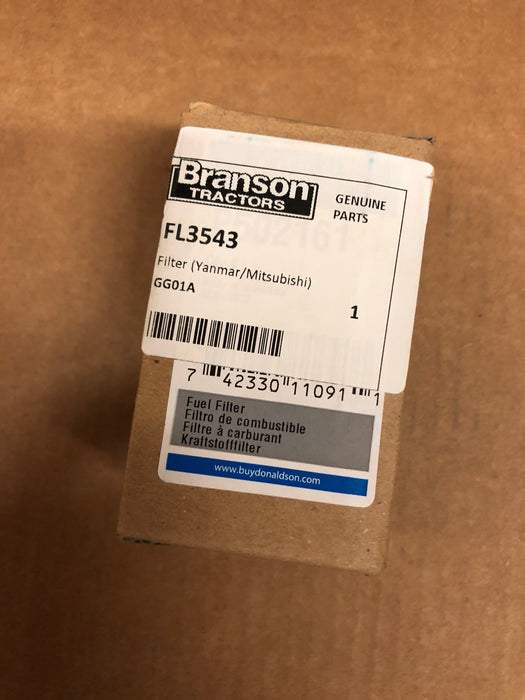 Branson Tractors FL3543 DONALDSON FUEL FILTER